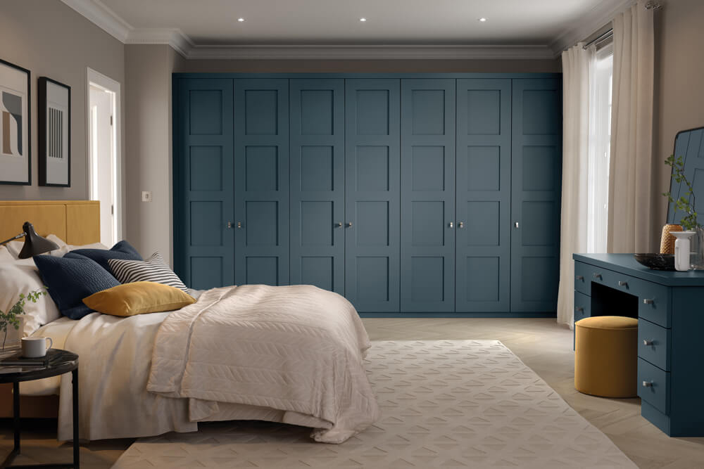 Blue Fitted Wardrobes