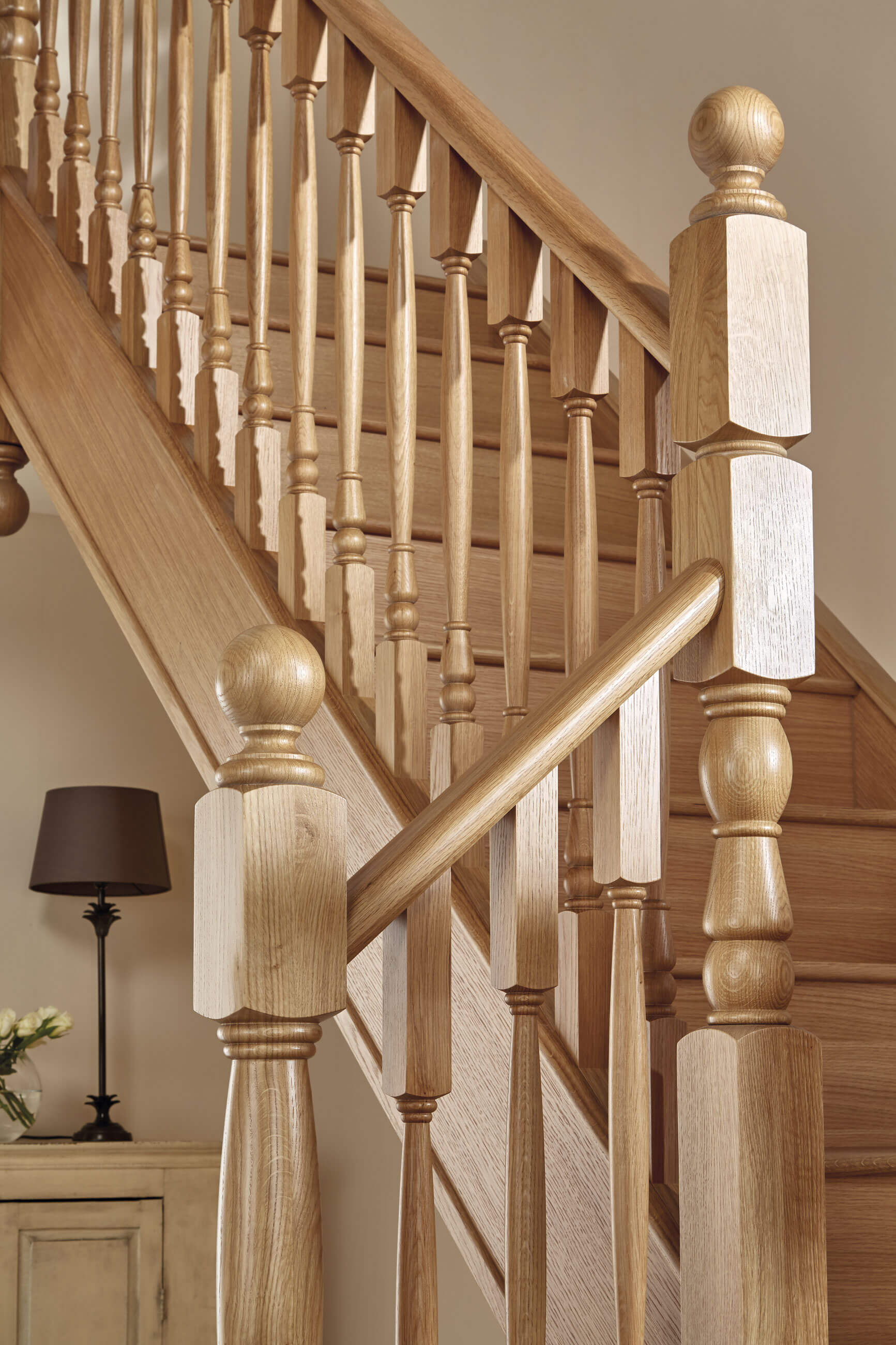 Classic Oak Staircase Design Neville Johnson