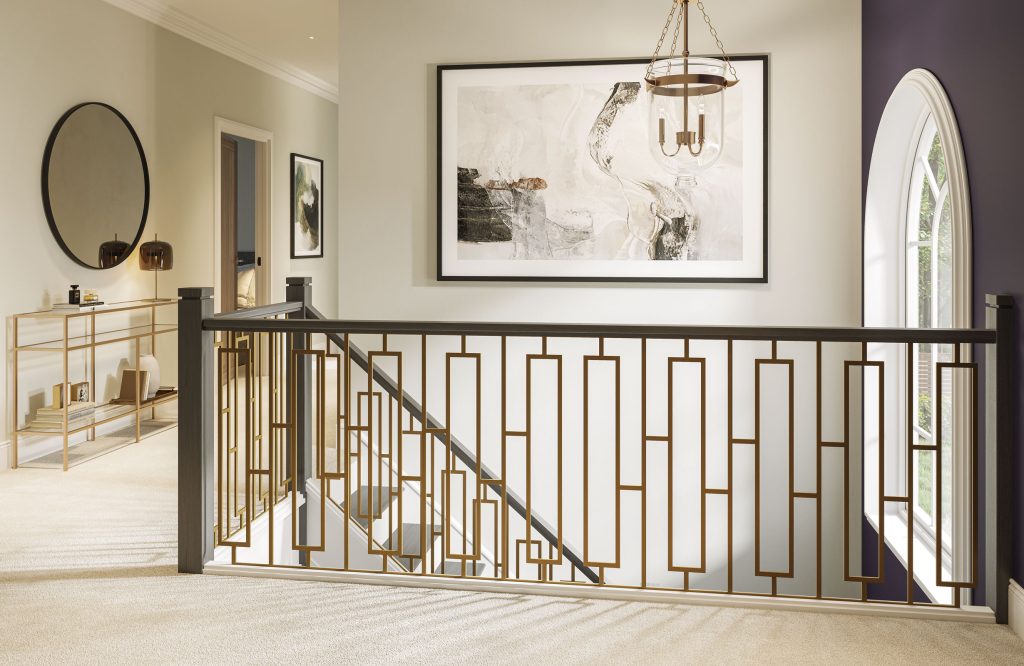 Luxury oak and steel staircase - Neville Johnson