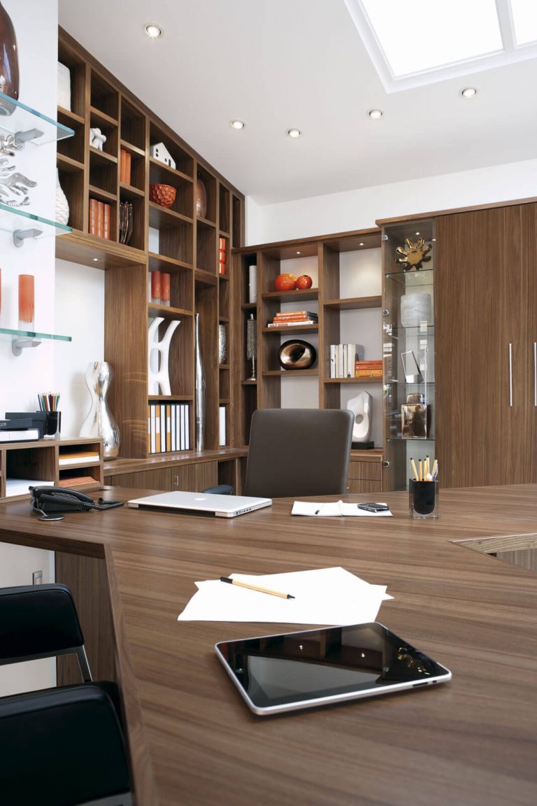 Walnut Home Office Furniture UK Office Desk Neville Johnson