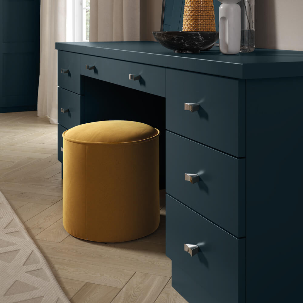 Blue Fitted Wardrobes Shaker Bedroom Furniture Neville Johnson