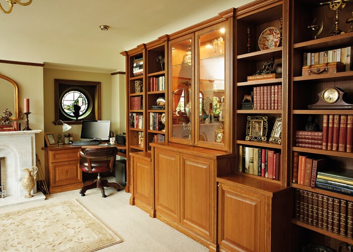 Fitted Bookshelves Classic Home, Old School Library Bookcase