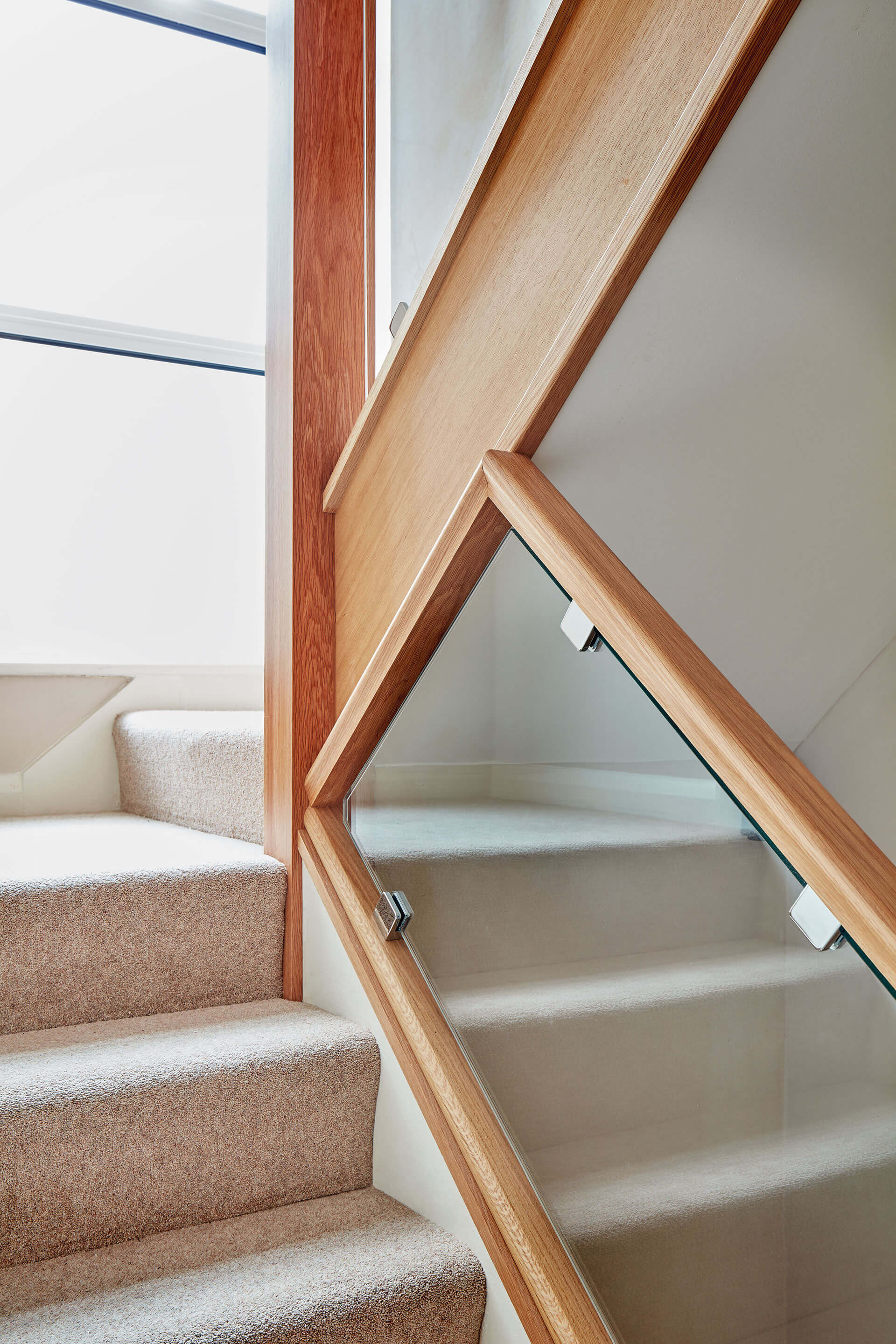 Compact Glass Staircase - Neville Johnson